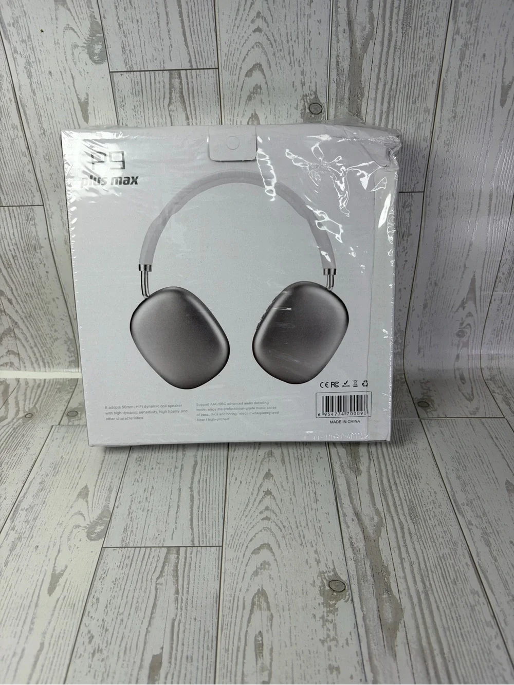Wireless Over-Ear Headphones - Silver